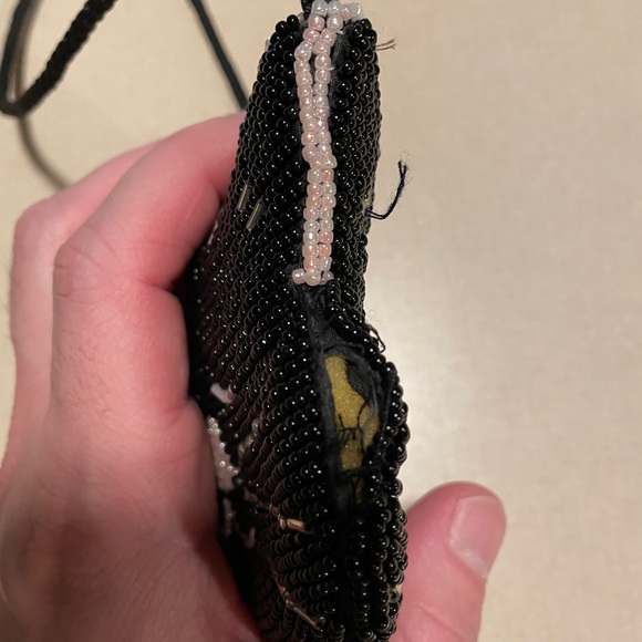 Lillian Vernon - Cat - Bead and Sequin Small Coin / Card Purse - Picture 5 of 7